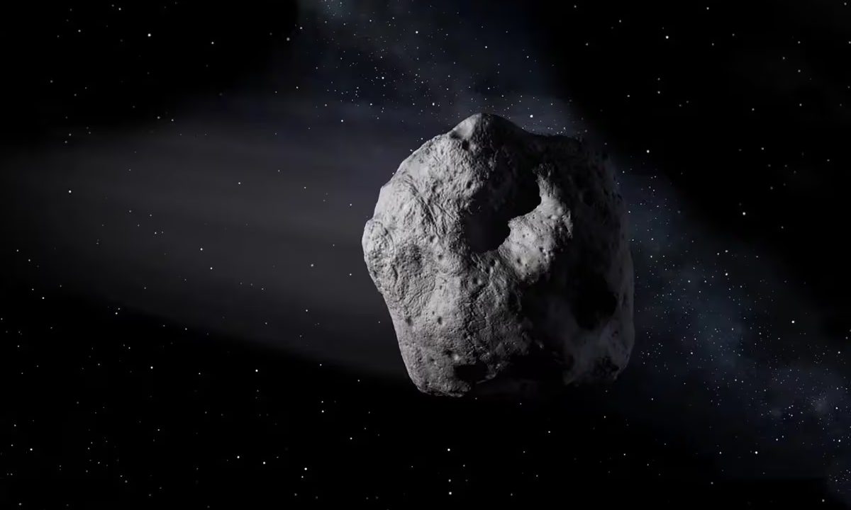 Foto de asteroide divulgado pela NASA