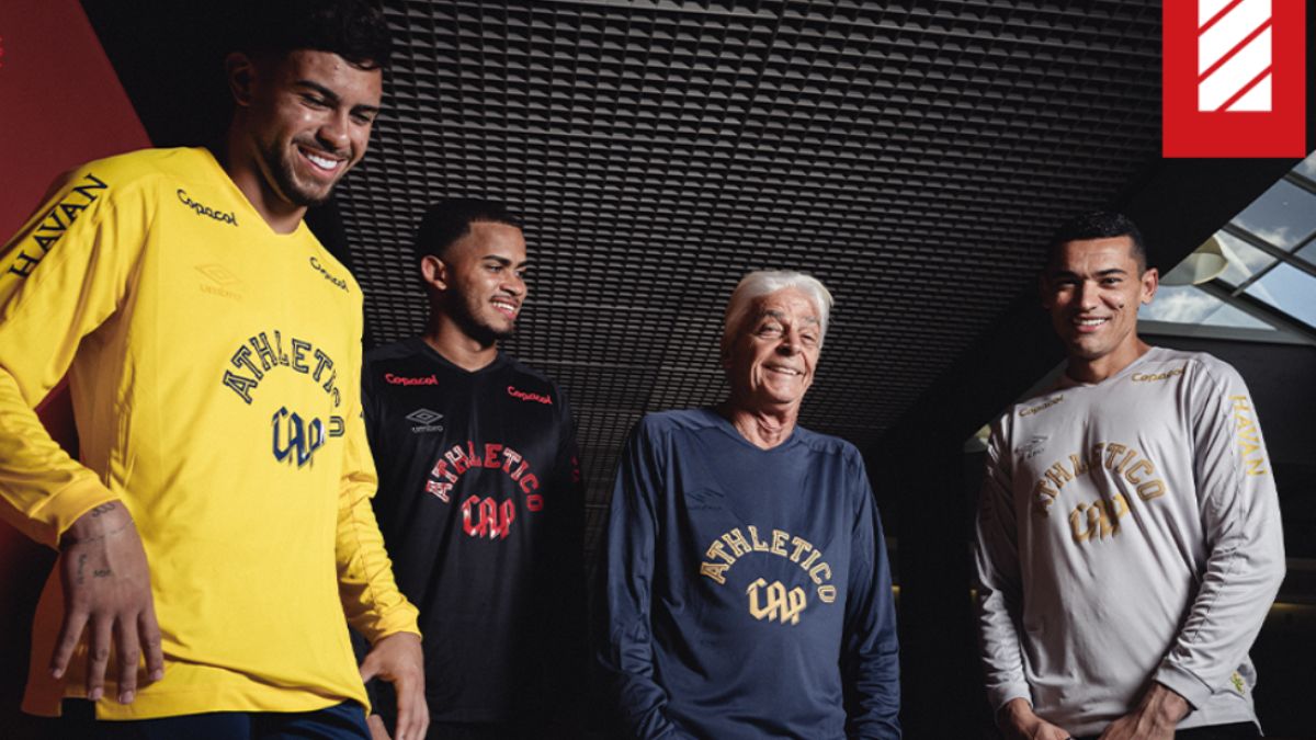 Athletico lançou a nova linha de camisas para goleiro neste sábado (28).