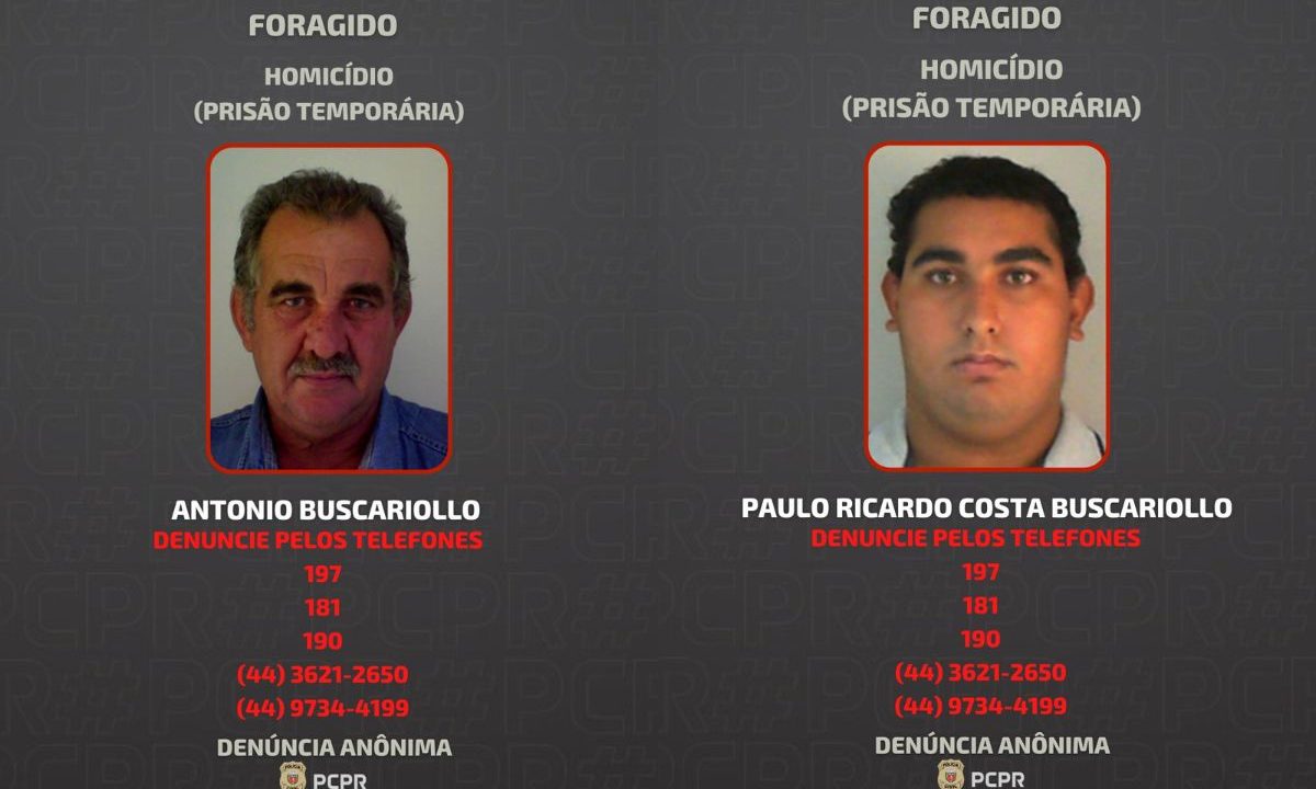foto dos foragidos alvos de operação em São Paulo no caso Icaraíma