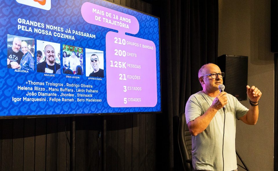 chef celso freire falando sobre o gastronomix 2026 curitiba