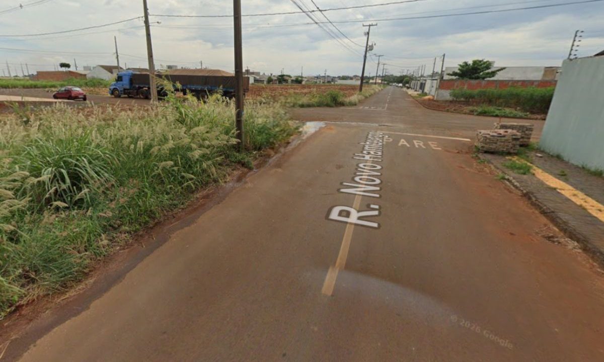 foto da rua onde o enteado matou o padrasto