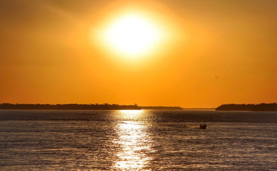 foto do sol para ilustrar a ultima semana de verão e chegada de frente fria no paraná