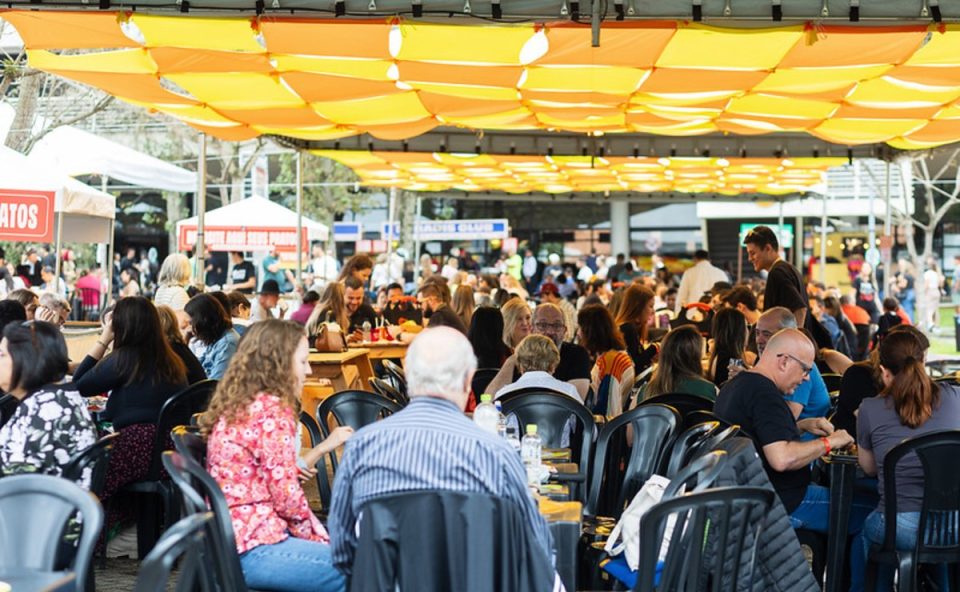 área para alimentação do gastronomix 2026 em curitiba