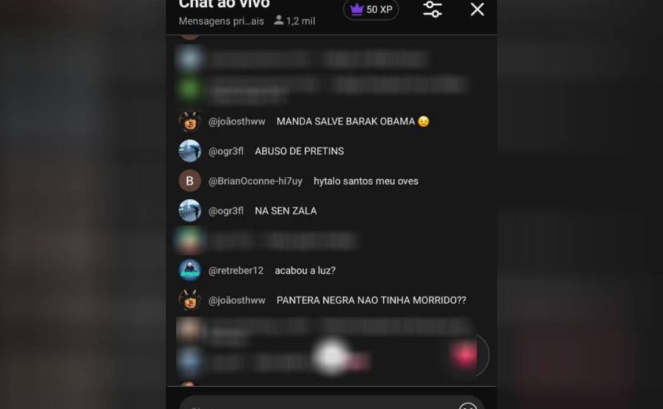 Prints mostram ataque racista contra juízes