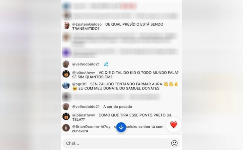 Prints mostram ataque racista contra juízes