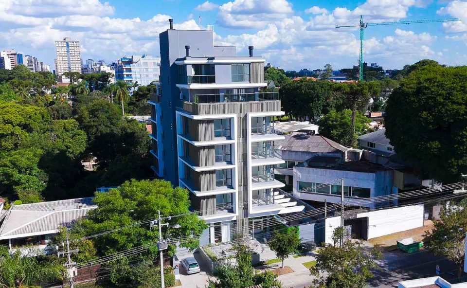 imagem do novo prédio de luxo no batel que vai ter só 11 unidades