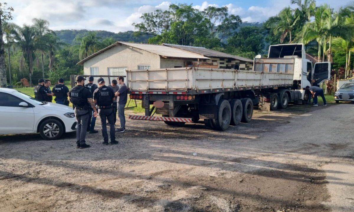 foto do local onde aconteceu a operação policial em morretes contra uma organização criminosa