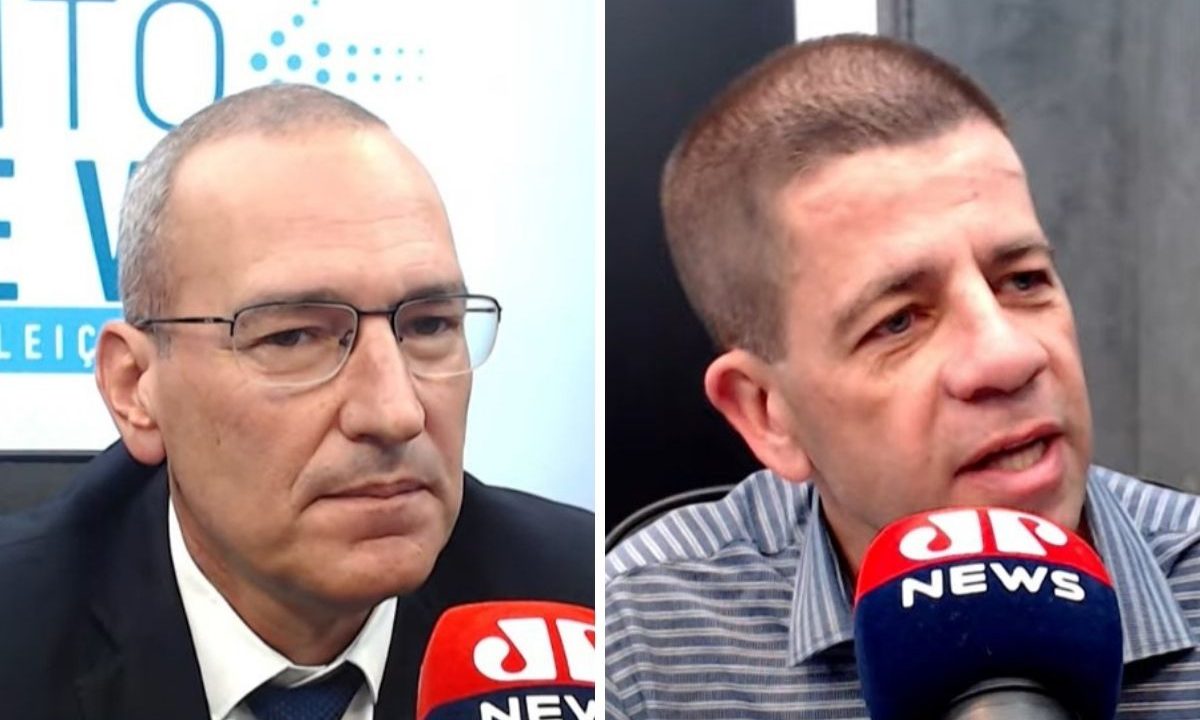 A imagem mostra os convidados do Pan News Opinião durante debate na Jovem Pan News Paraná. Eles comentaram sobre educação e mercado de trabalho no Paraná