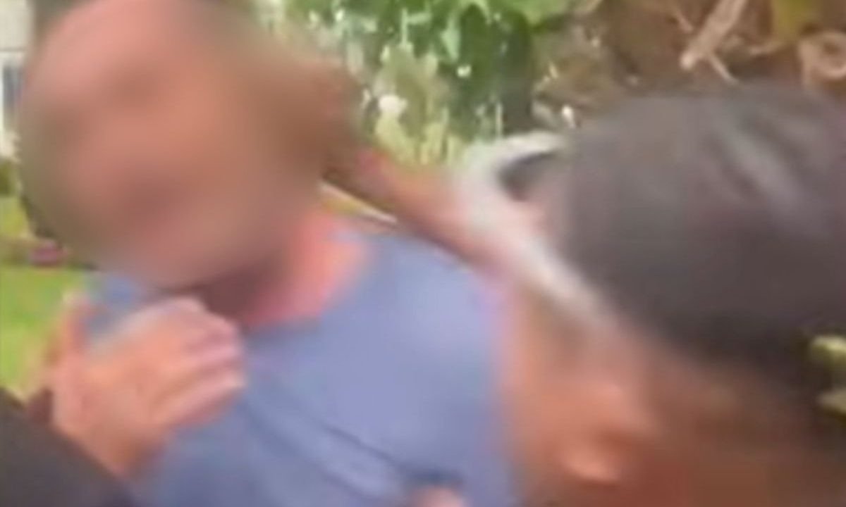 Policial militar e síndico é agredido por convidado durante confusão em condomínio no bairro Atuba, em Curitiba.