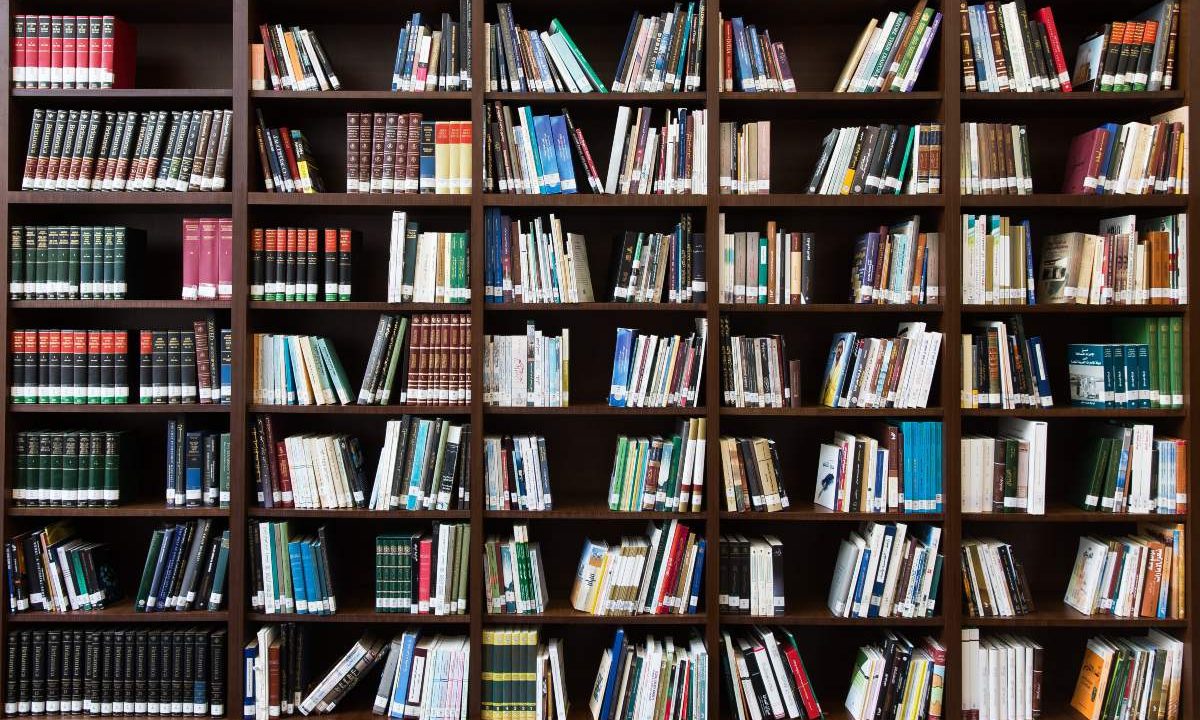 Foto de livros em estante de biblioteca antiga; imagem usada para ilustrar matéria do novo aplicativo do governo sobre livros de graça