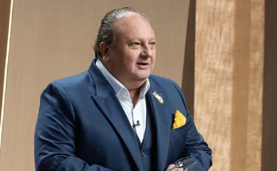 Foto do chef Erick Jacquin no programa MasterChef