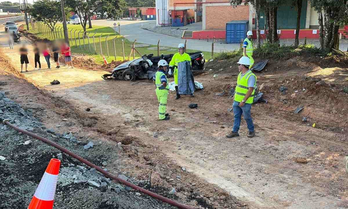 Corpo de Bombeiros em grave acidente no Contorno Norte