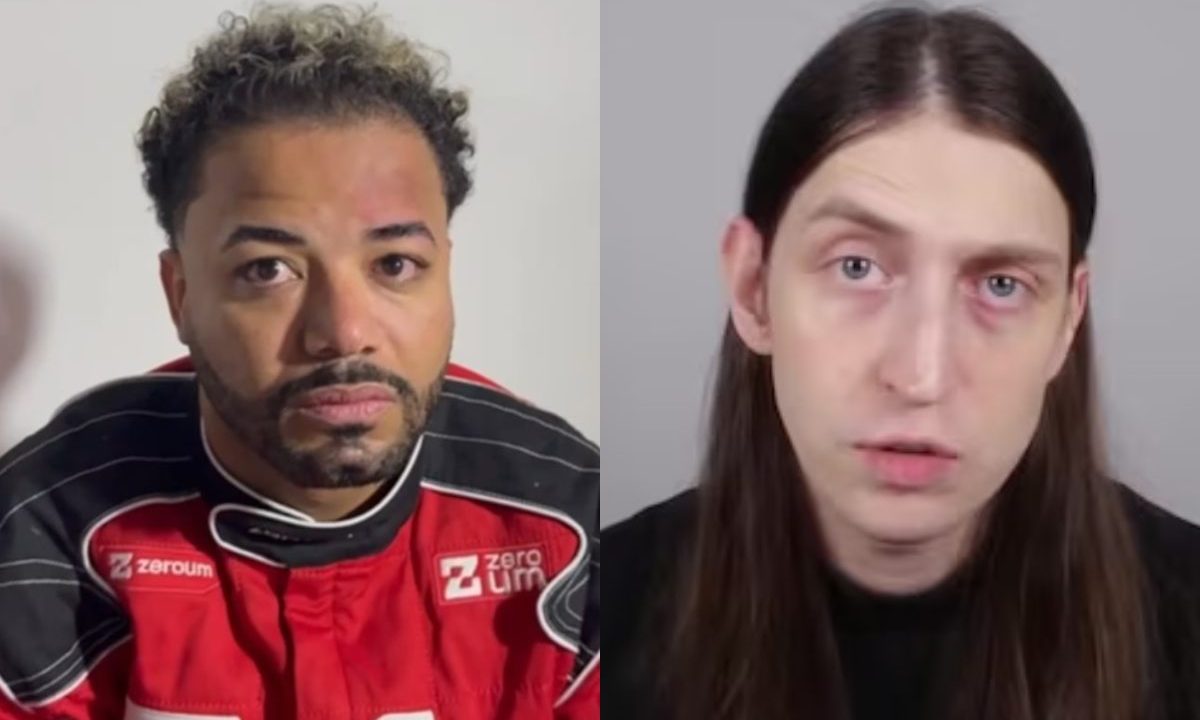 Montagem mostra o influenciador Hytalo Santos e Felca em imagens separadas.