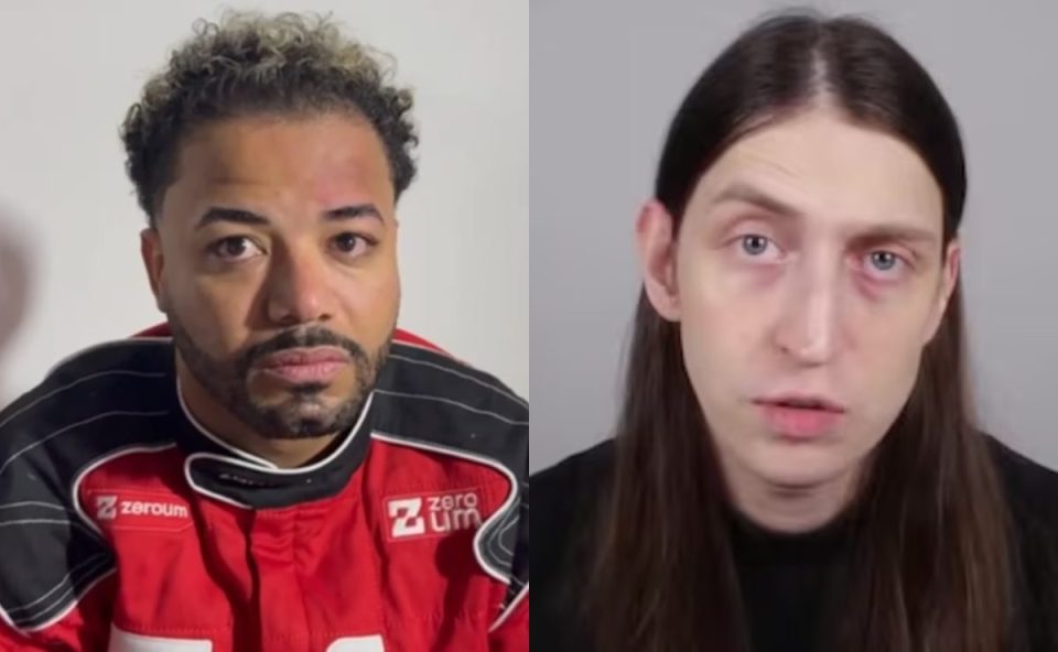 Montagem mostra o influenciador Hytalo Santos e Felca em imagens separadas.