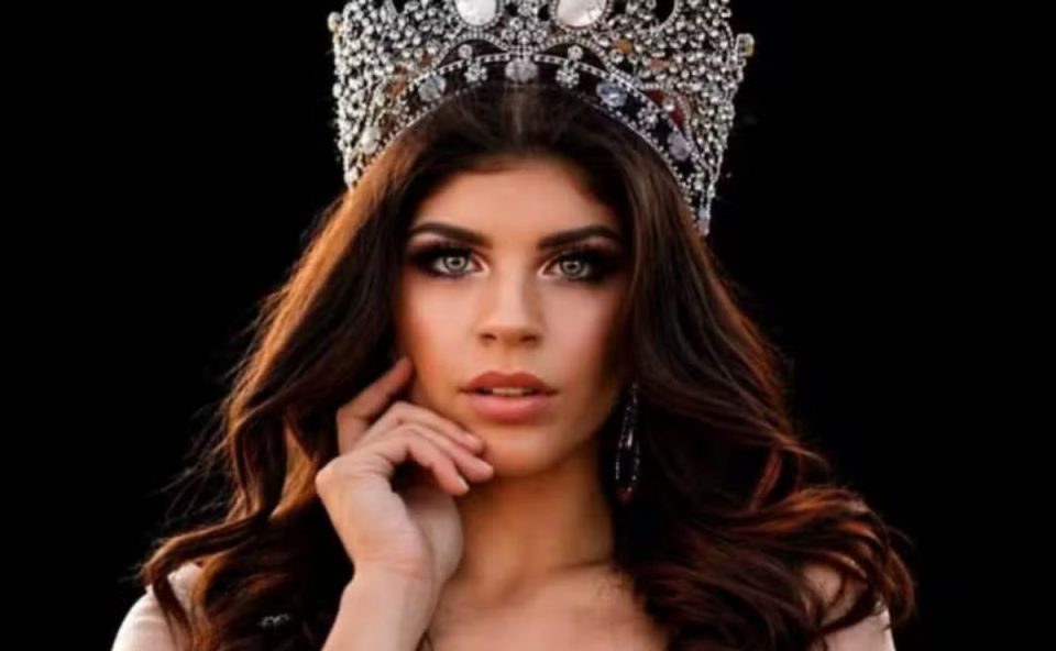 Imagem da miss assassinada com tiro na cabeça, principal suspeita do crime é a própria sogra.