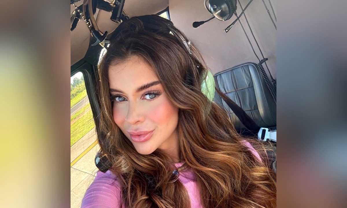 Imagem da candidata a Miss Cosmo Brasil, que morre ao cair de prédio no Rio de Janeiro.