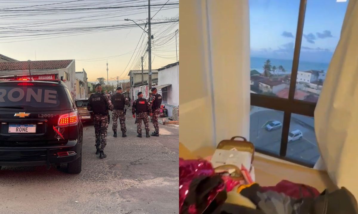 fotos da operação da polícia no parolin, em curitiba