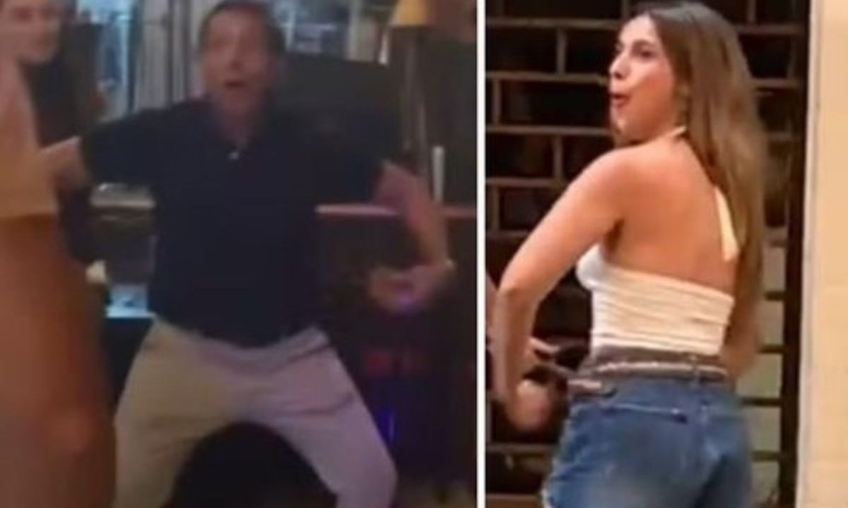 Montagem mostra pai e filha envolvidos em polêmica de racismo na Argentina e no Brasil