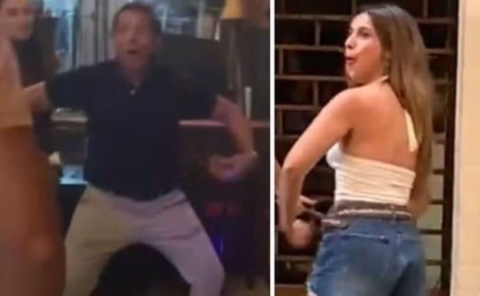 Montagem mostra pai e filha envolvidos em polêmica de racismo na Argentina e no Brasil