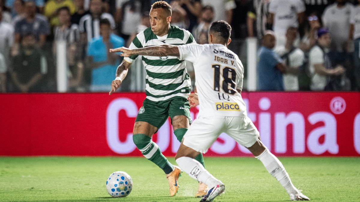 Breno Lopes, do Coritiba enfrenta Igor Vinícius, do Santos