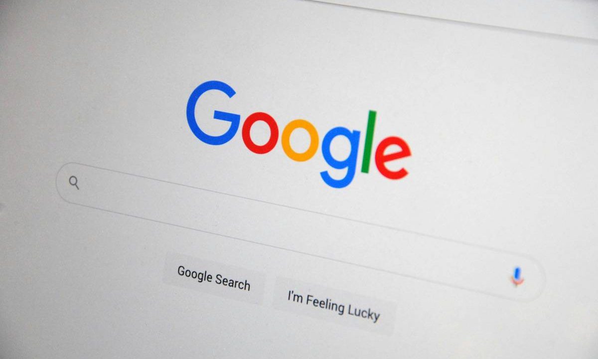 Tela aberta na aba do Google. Imagem ilustrativa para matéria: Google anuncia nova ferramenta de busca e muda forma de pesquisar na internet