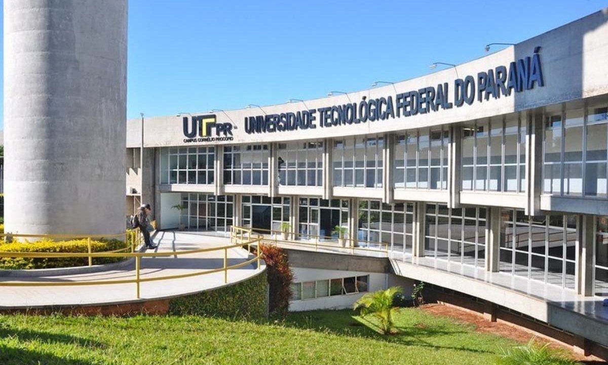 Fachada do campus Cornélio Procópio. Imagem ilustrativa para matéria: Inscrições Mais Enem UTFPR: últimos dias!
