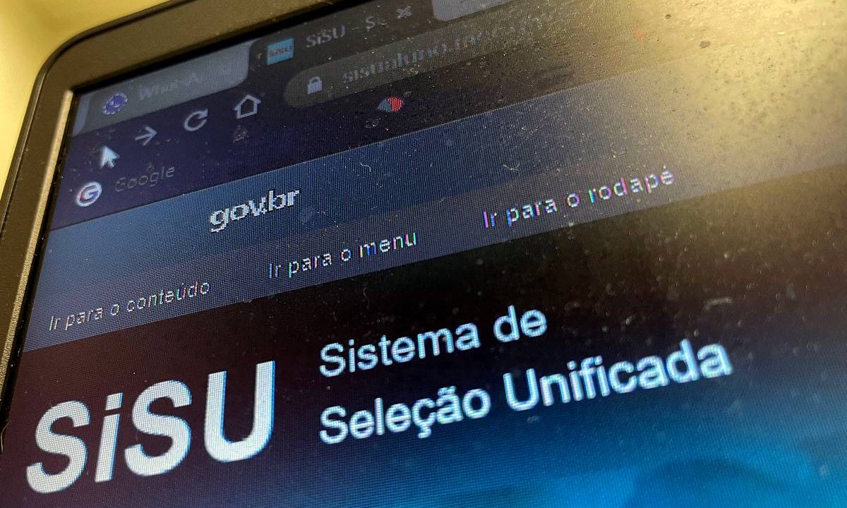 Tela aberta na aba da página do SISU. Imagem ilustrativa para matéria: MEC lança Sisu+ 2026 para ampliar acesso ao ensino superior e reduzir vagas ociosas