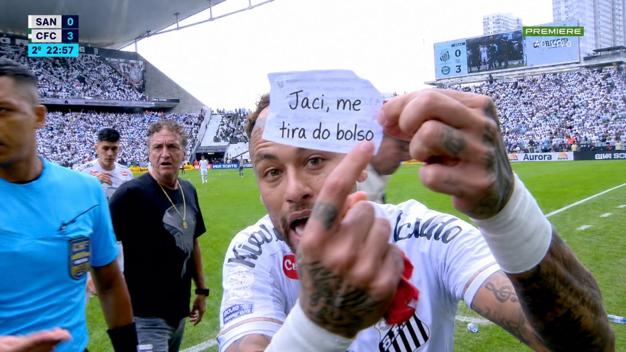 Meme de Neymar em vitória do Coritiba