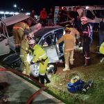 Foto mostra grave acidente na BR-277