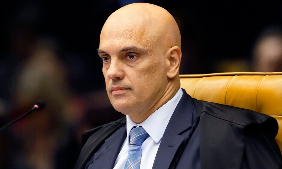 STF articula reação após Alexandre de Moraes ser notificado pela Justiça dos EUA. A imagem mostra Alexandre de Moraes, do STF.