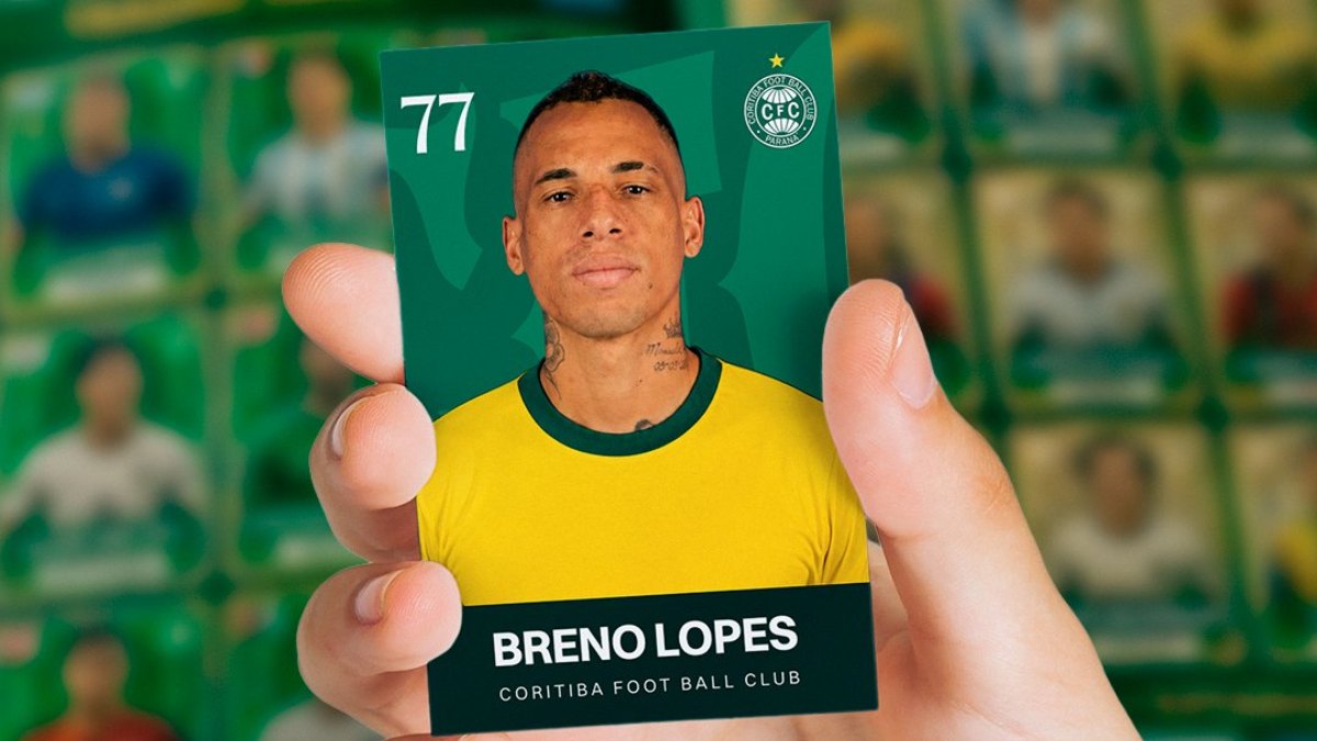 figurinha de breno lopes com a camisa amarela