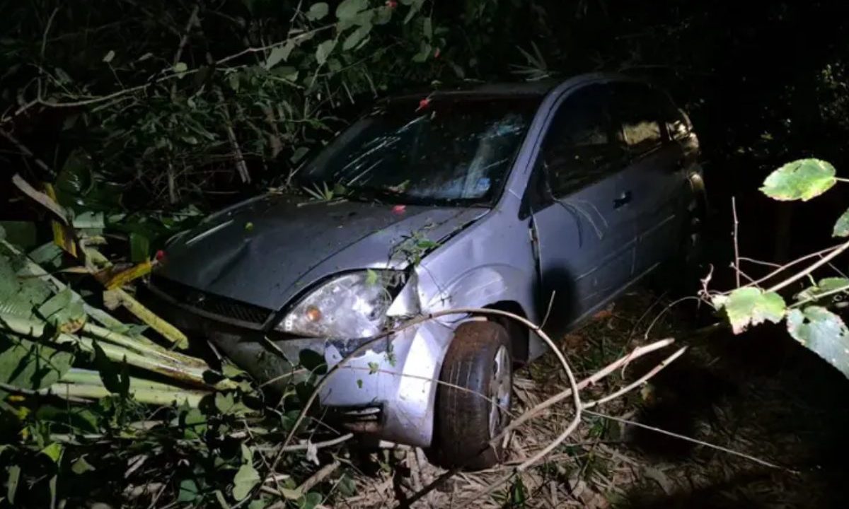 carro cai ribanceira