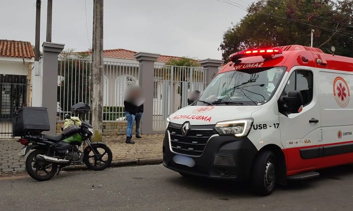 Local do Mercês onde aconteceu acidente de carro e moto