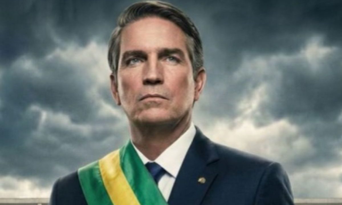 Imagem do pôster do filme Dark Horse, filme sobre Bolsonaro que pode ser o mais caro da história do Brasil.
