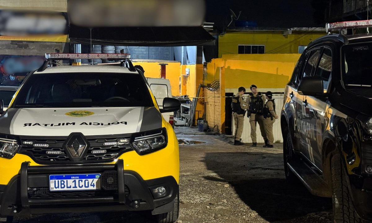 foto do local onde o dono da borracharia foi executado a tiros