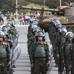 Foto mostra soldados do Exército Brasileiro