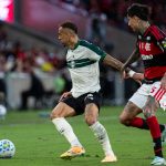 Foto da partida entre Flamengo e Coritiba pelo Brasileirão