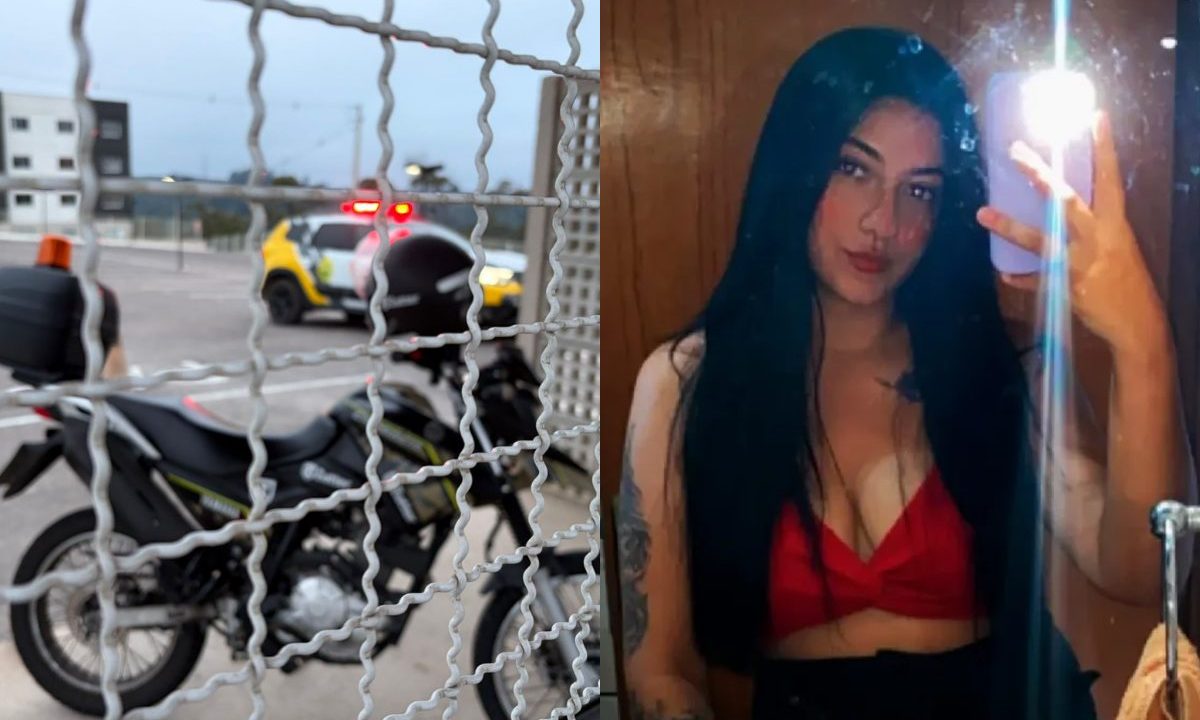 Imagem mostra local onde homem morreu; ele era suspeito de feminicídio.