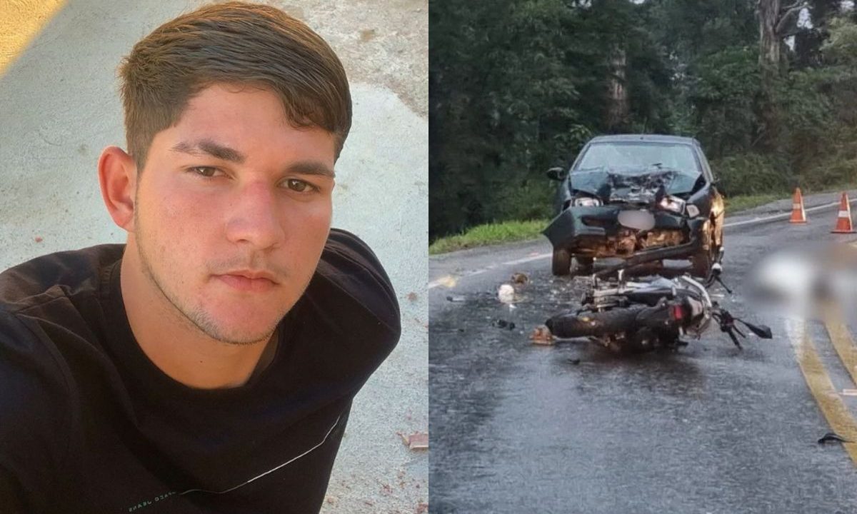 Foto do jovem que morreu em acidente na estrada da ribeira