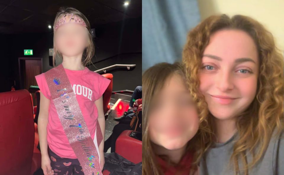 Menina que foi abandonada em excursão ao lado da mãe