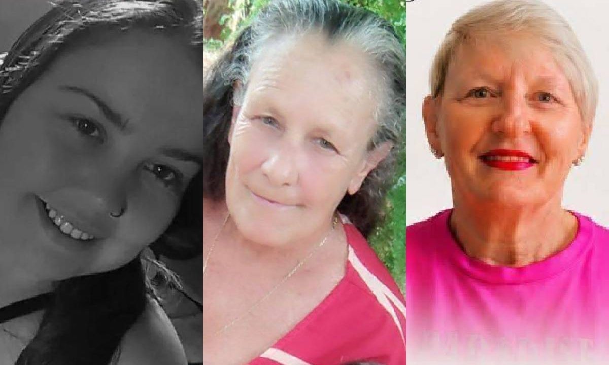 Foto mostra mulheres mortas em acidente