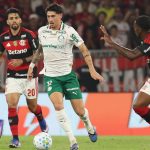 Foto de jogo entre Flamengo e Palmeiras, um dos que estiveram na Loteca 1253; confira o resultado