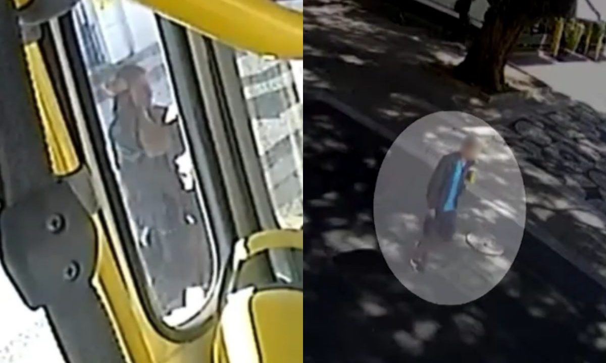 Imagem mostra crime que suspeito preso matou homem com facada.