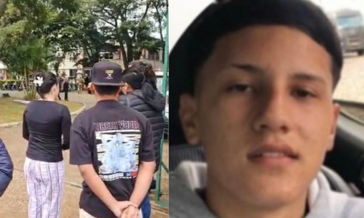 Adolescente Vitor Gabriel Mezetti, de 15 anos, vítima de ataque com canivete em escola estadual de Chapecó. Suspeito estava há 15 dias na instituição.