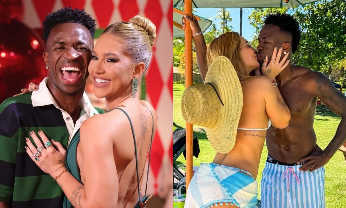 Foto de Virginia Fonseca e Vini Jr. em foto antes do fim do namoro