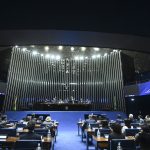 Plenário do Senado, local onde vão ficar aqueles que forem eleitos senadores pelo paraná, como indicado pelo levantamento