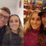 Duas fotos combinadas lado a lado de um jovem casal sorrindo; na imagem da esquerda o homem usa óculos e na da direita usa um boné preto, ilustrando a matéria sobre o julgamento do caso do casal morto por engano.
