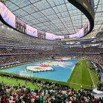 Imagem do SoFi Stadium, nos Estados Unidos, que receberá a abertura da Copa do Mundo.