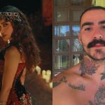 Foto de Anitta ao lado da foto do influenciador Mayk Leão, morador de Campo Largo