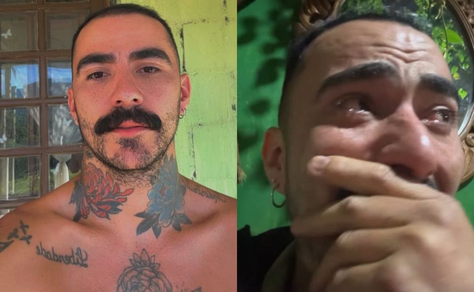 Fotos do influenciador Mayk Leão, que viu o suposto disco voador de Campo Largo e relatou invasões em sua casa.